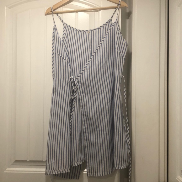 Vertical Striped Crossbody Dress - Picture 3 of 3